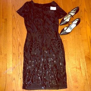 Black cocktail dress